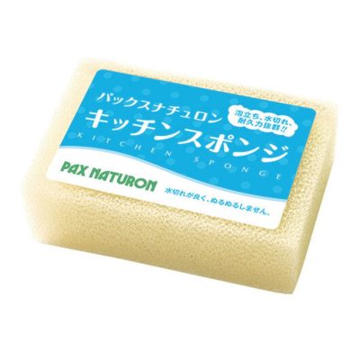 【日本】Pax Naturon<br>廚房清潔海綿<br>1件（自然色）